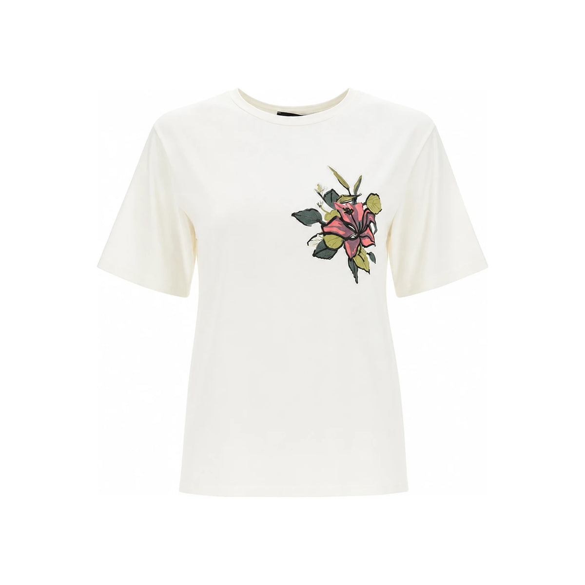 Max Mara Danzica Flower Embroidered T-Shirt