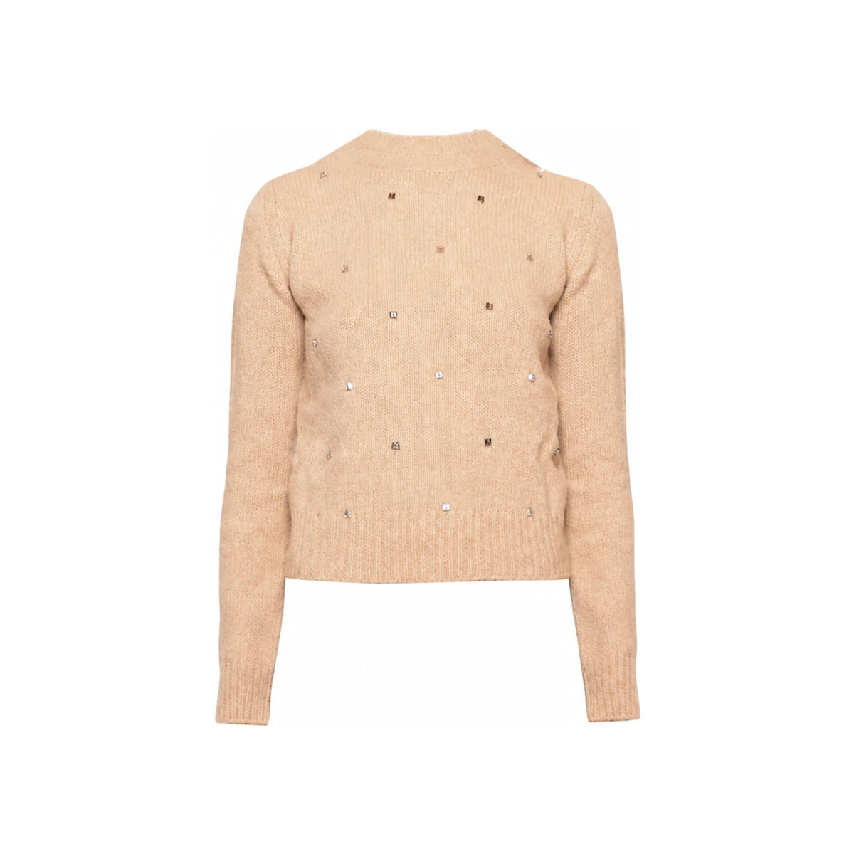 Max Mara Harald Wool Crewneck Sweater Beige 63660723 001