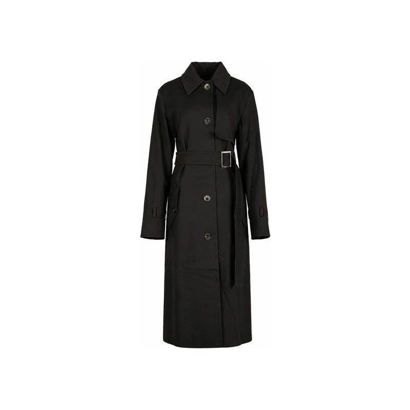 Max Mara PANFILO Belted Wool Coat Black