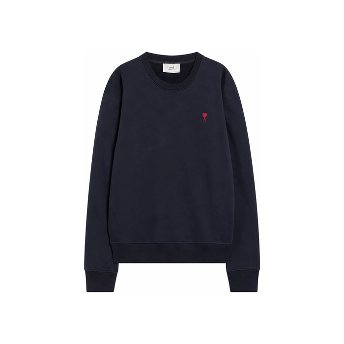 AMI Classic-Fit De Coeur Sweatshirt Navy