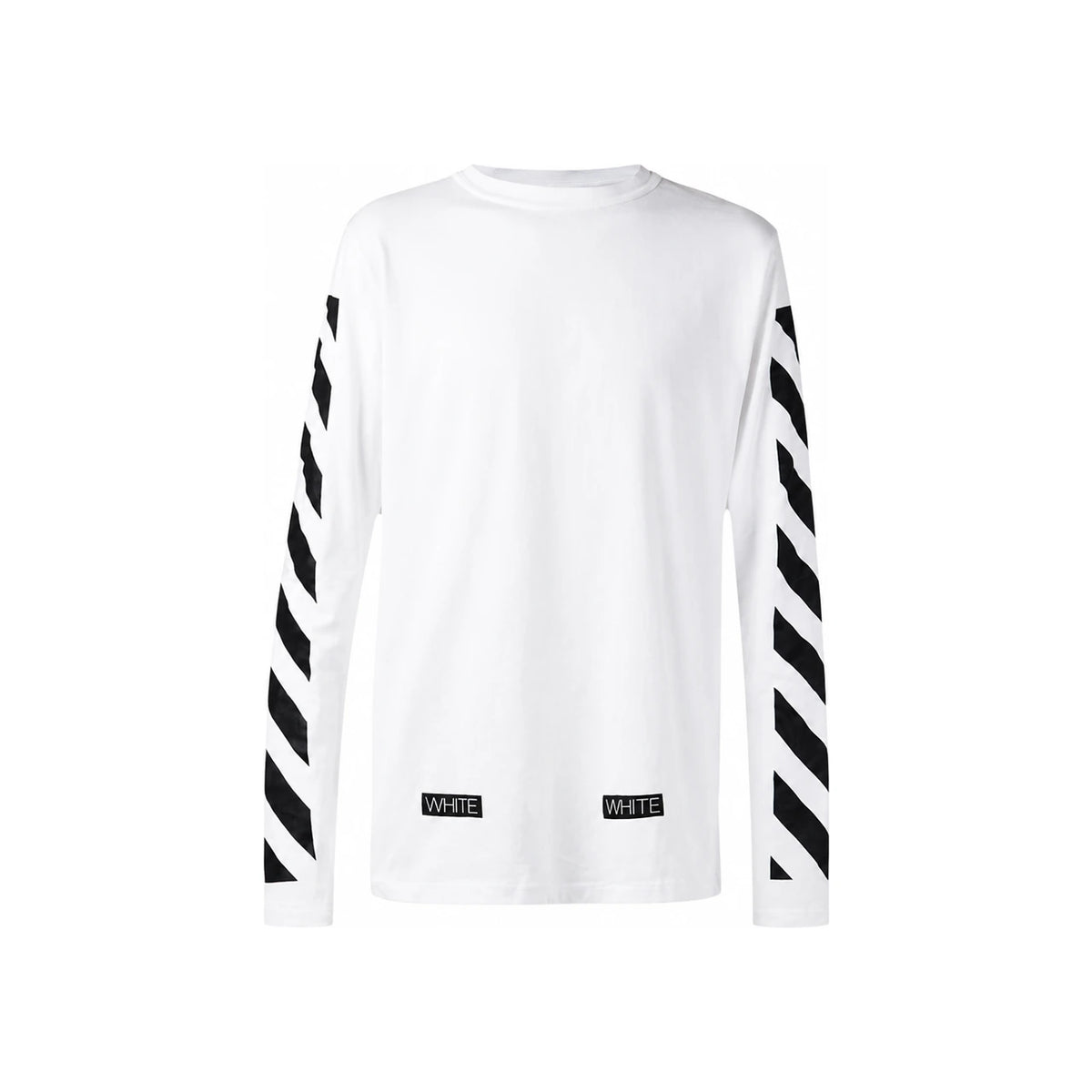 OFF WHITE Diagonal Back Print Long Sleeve T-Shirt