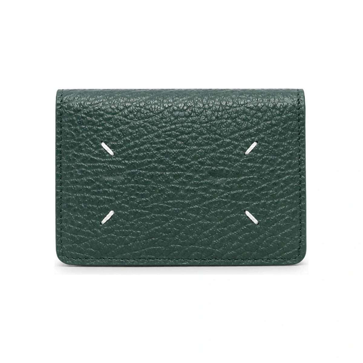 Maison Margiela Signature Stitch Leather Fold Card Holder