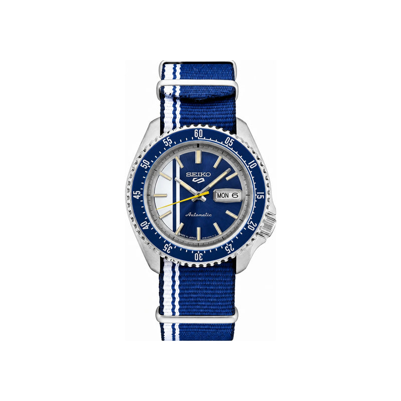 Seiko 5 Blue Dial NATO Strap Men’s Watch SRPK69