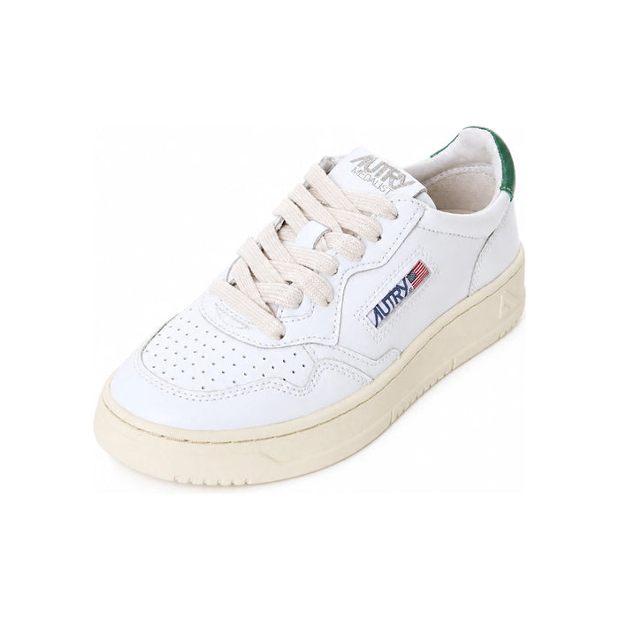 AUTRY Medalist Green Tab Low-Top Sneakers Women