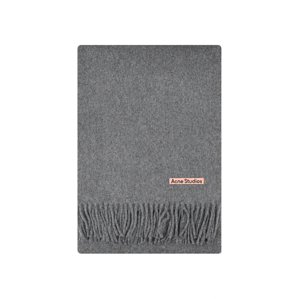 Acne Studios Grey Melange Wool Scarf