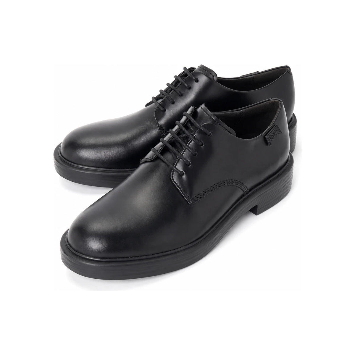 Camper Black Leather Dean Loafers Men’s Shoes K100979 001