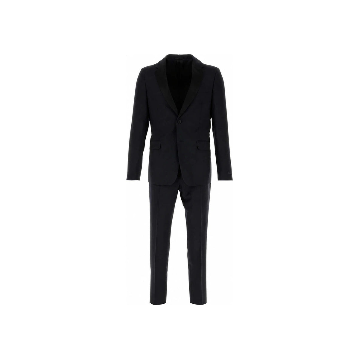 PRADA Black Wool 2-Piece Suit Set for Men