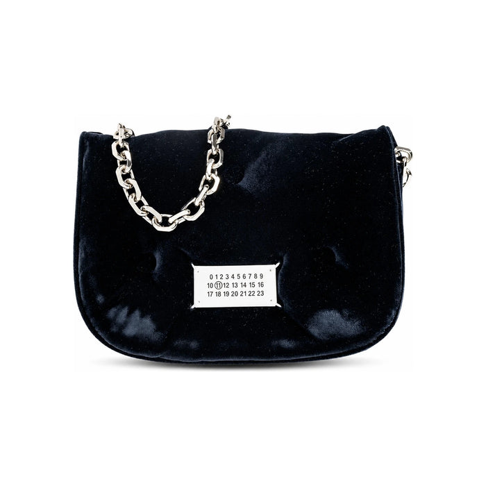 Maison Margiela Glam Slam Flap Small Shoulder Crossbody Bag Black