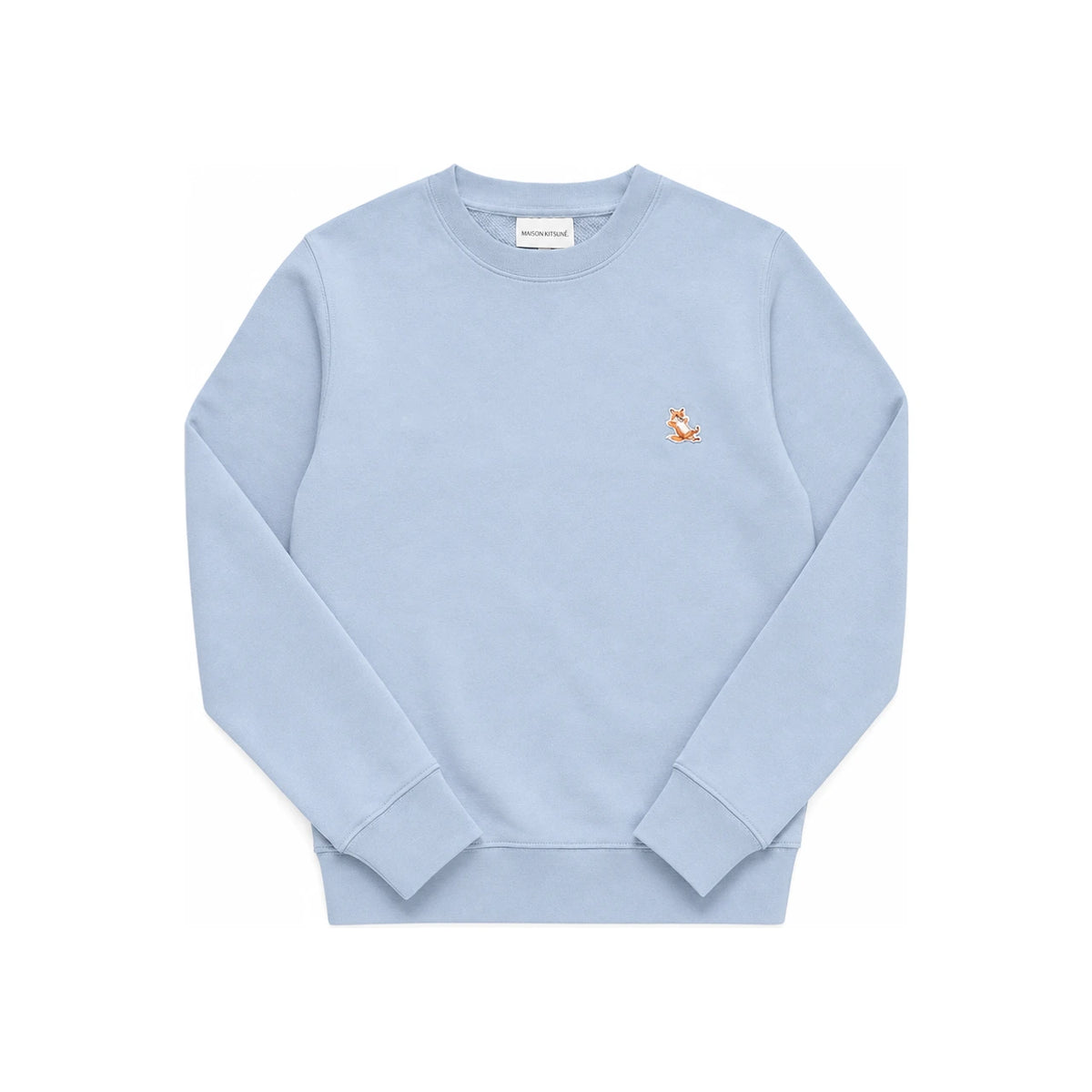 Maison Kitsune Chillax Fox Patch Sweatshirt Men White LM00303 KM0001 0122