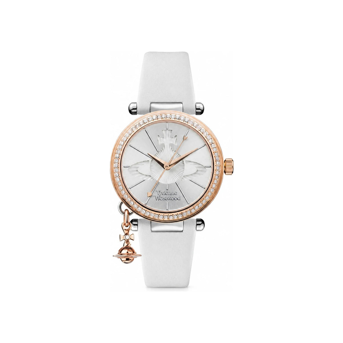Vivienne Westwood Orb Women’s Leather Quartz Watch 32mm VV006RSWH