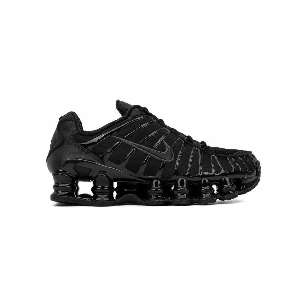 Nike Black/Max Orange Shox TL Low-Top Sneakers AR3566 002