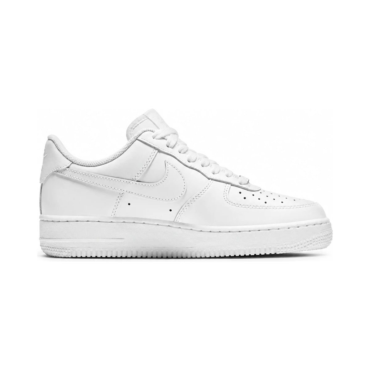 Nike Women’s Air Force 1 ’07 Low White Leather Sneakers