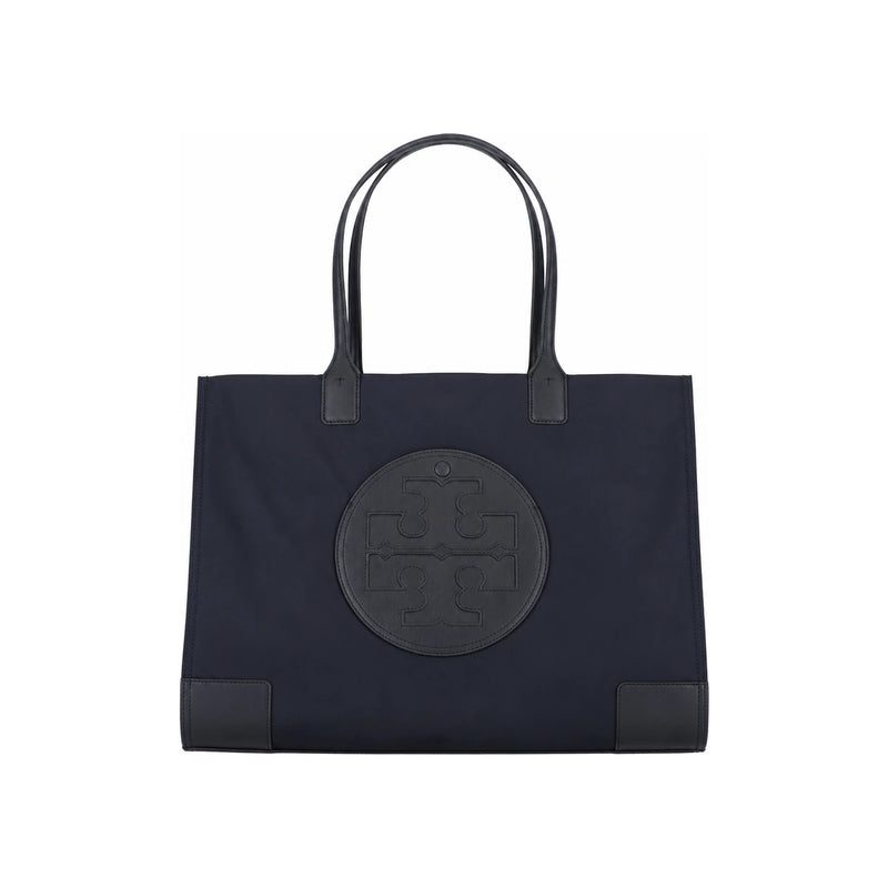 Tory Burch Ella Signature Logo Tote Bag Black 87116 001