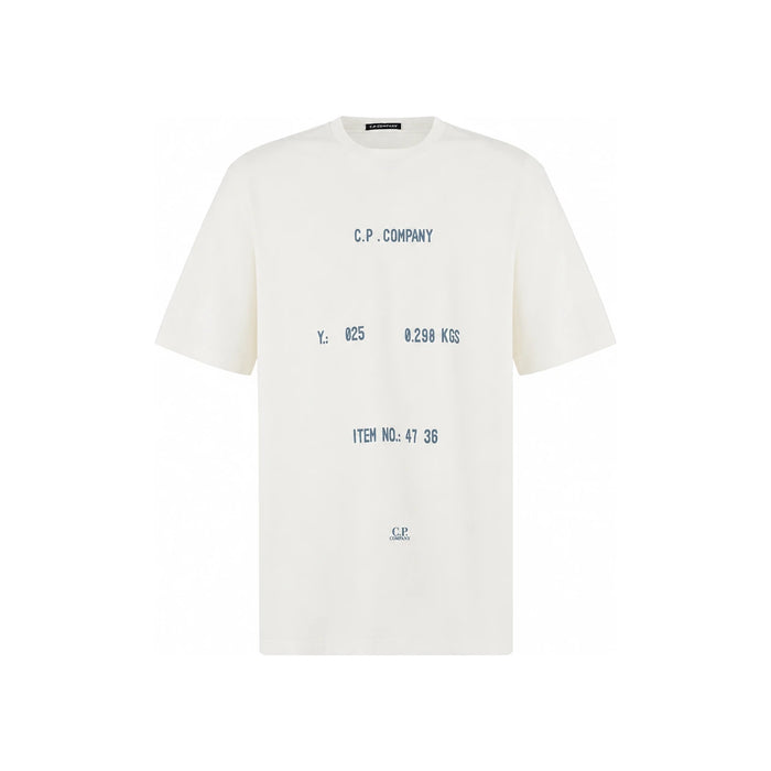 CP Company Typographic Logo Short Sleeve T-Shirt
