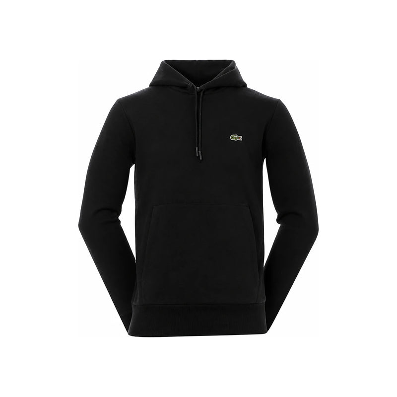 Lacoste Organic Cotton Hooded T-Shirt for Women SH9623031 BLACK DOM