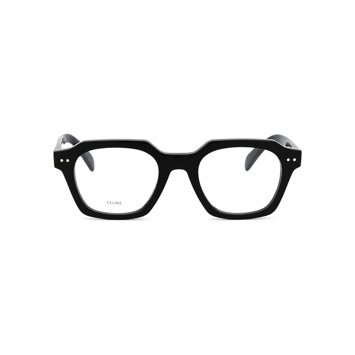 CELINE Black Acetate Thick Frame Unisex Eyeglasses CL50128I 001