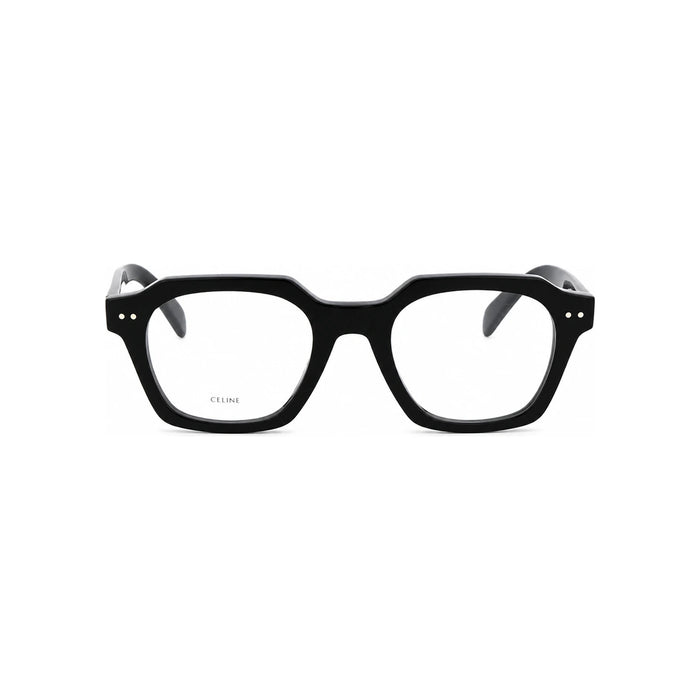 CELINE Black Acetate Thick Frame Unisex Eyeglasses CL50128I 001