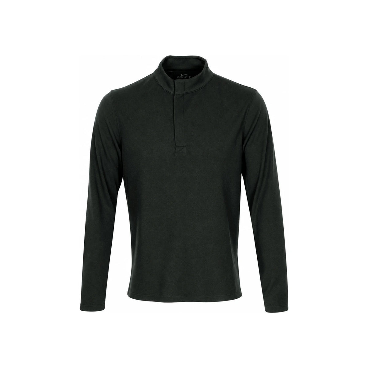 Nike Dri-FIT Logo Embroidered Half-Zip T-Shirt Black BV0398 010