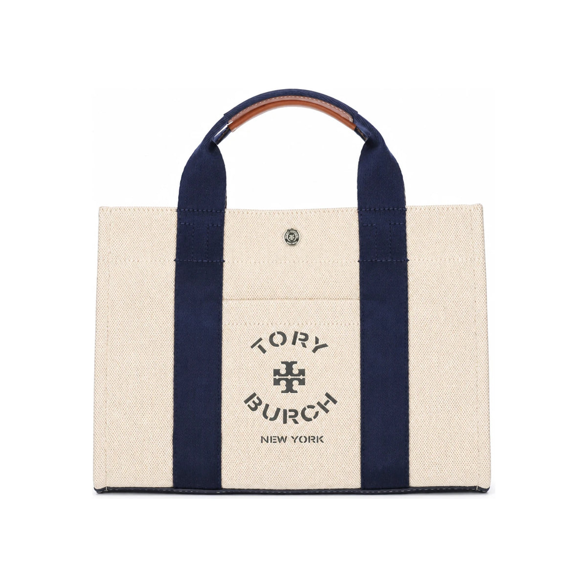 Tory Burch Small Tote Bag Natural Canvas Tote