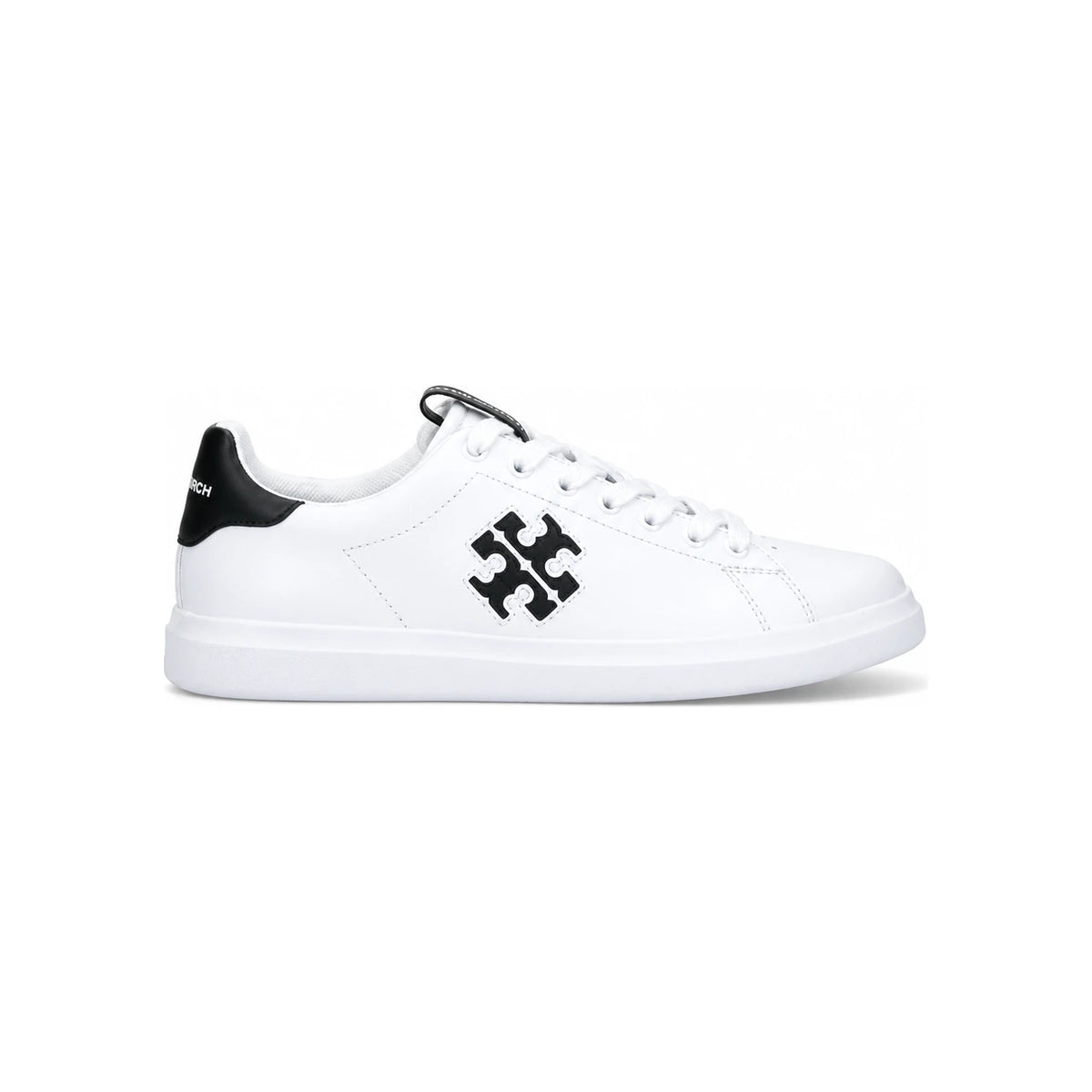 Tory Burch Double T Howell Court Sneakers White Low Top