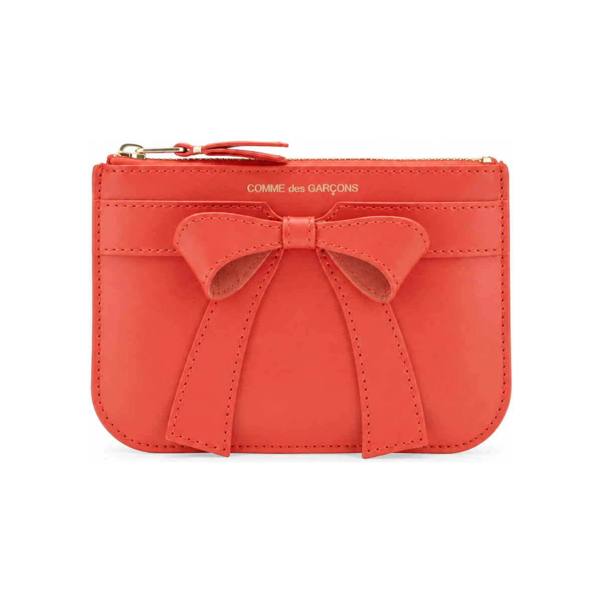Comme des Garcons Big Bow Zip Card Holder Wallet
