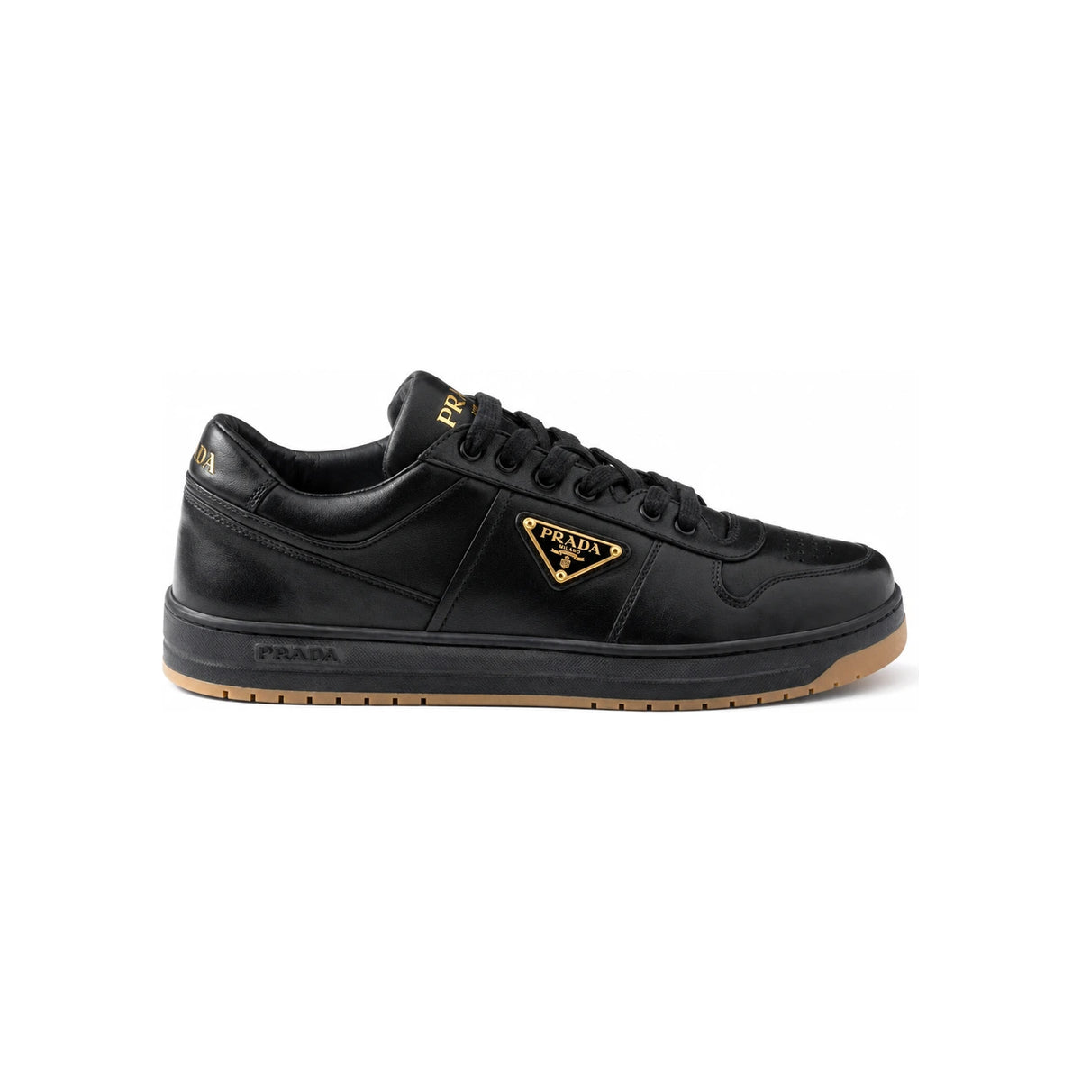 PRADA Leather Sneakers White Men's Sneakers 2EE364 FD001038