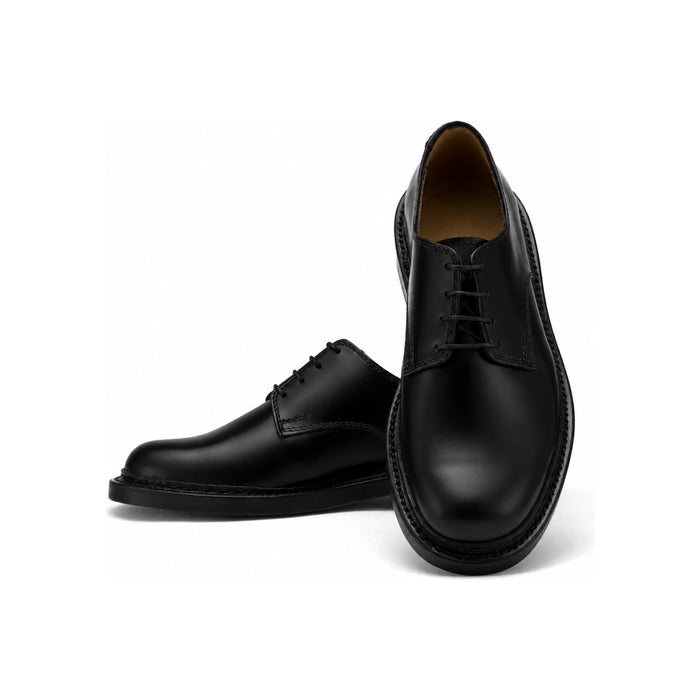OUR LEGACY Black Leather Uniform Parade Derby Shoes for Men