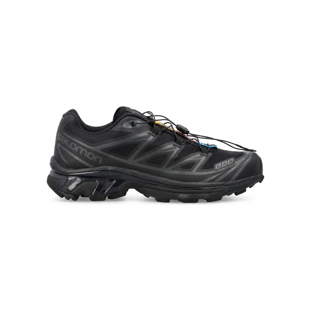 SALOMON Black XT-6 ADV Unisex Low-Top Sneakers