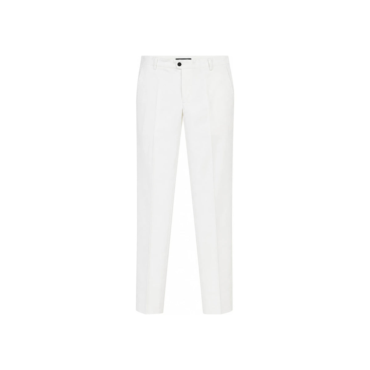 LARDINI Men’s Gabardine Cotton Stretch Classic Pants Ivory ESLYON ESIF64401 101