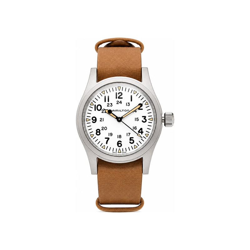 Hamilton Khaki Field Mechanical NATO Strap Men's Watch Rubber H69439511