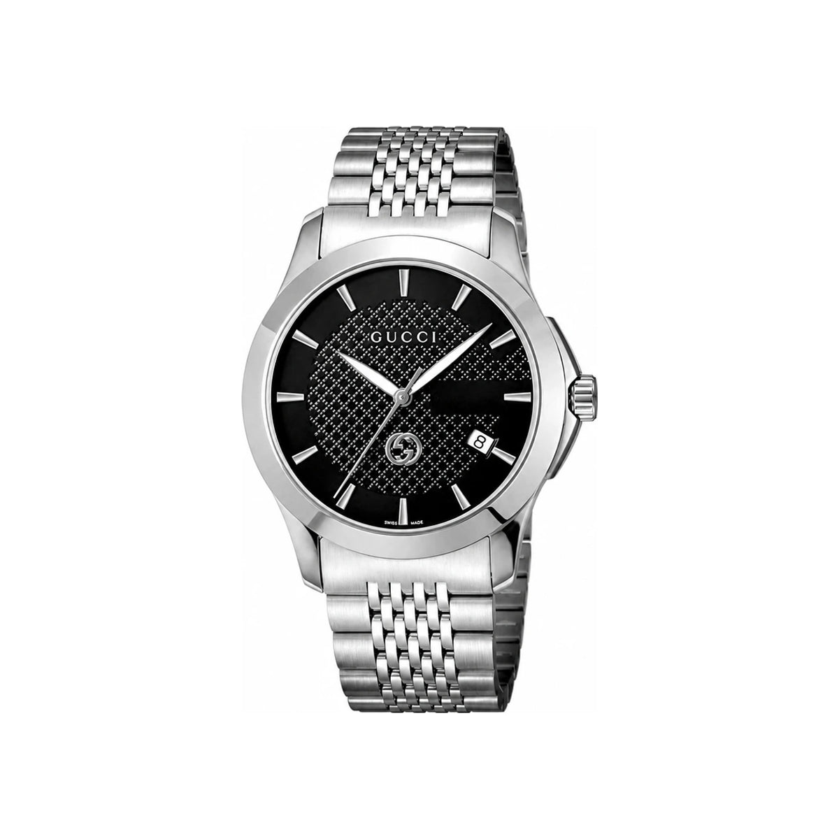 GUCCI Timeless Men’s Quartz Watch 38mm Stainless Steel YA1264106 G
