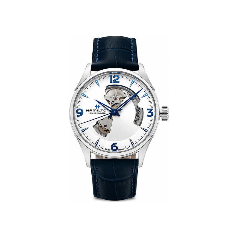 Hamilton Jazzmaster Open Heart Leather Watch for Men