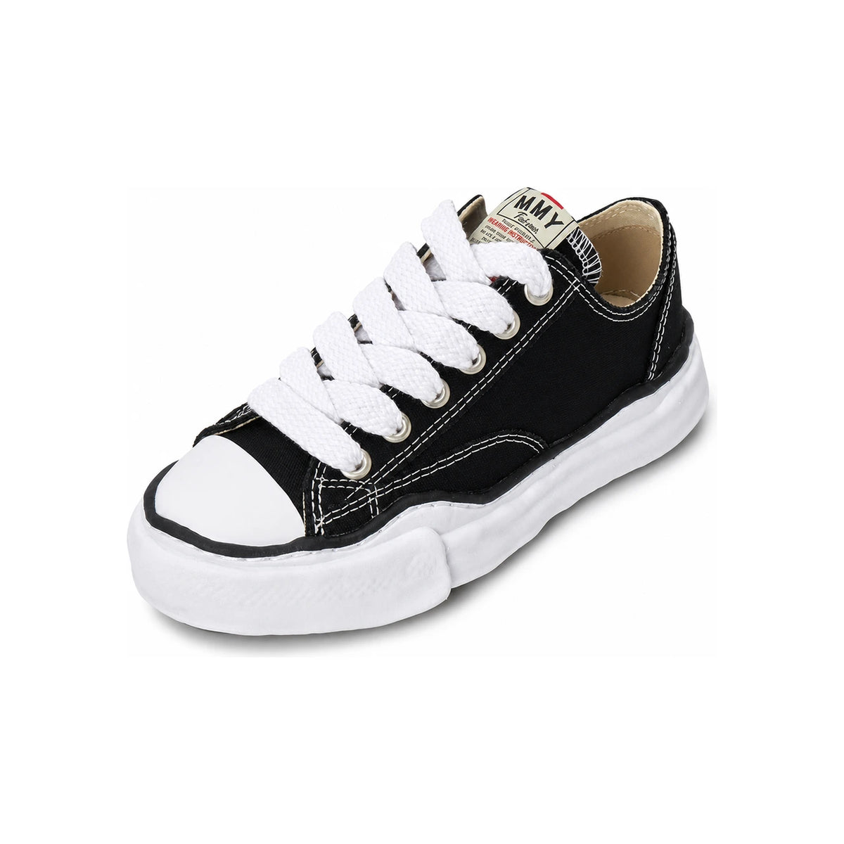 Maison Mihara Yasuhiro Peterson Low OG Sole Canvas Sneakers A01FW702 BLACK