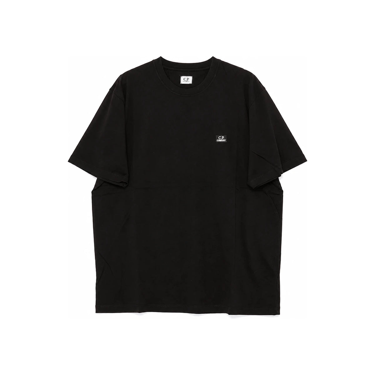 CP Company Jersey Logo Patch T-Shirt Black Men's 18CMTS031A 005100W 999