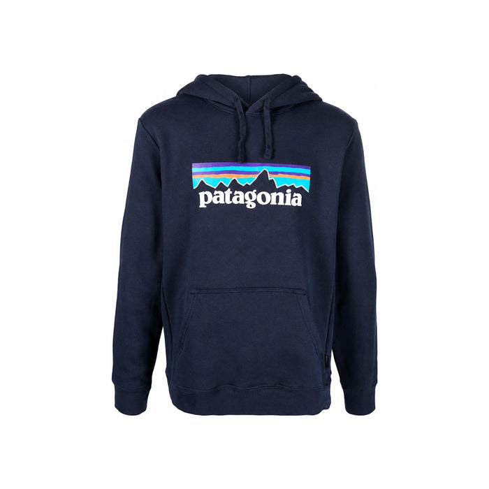 patagonia Logo Hoodie Navy Men’s Pullover Hooded Sweatshirt