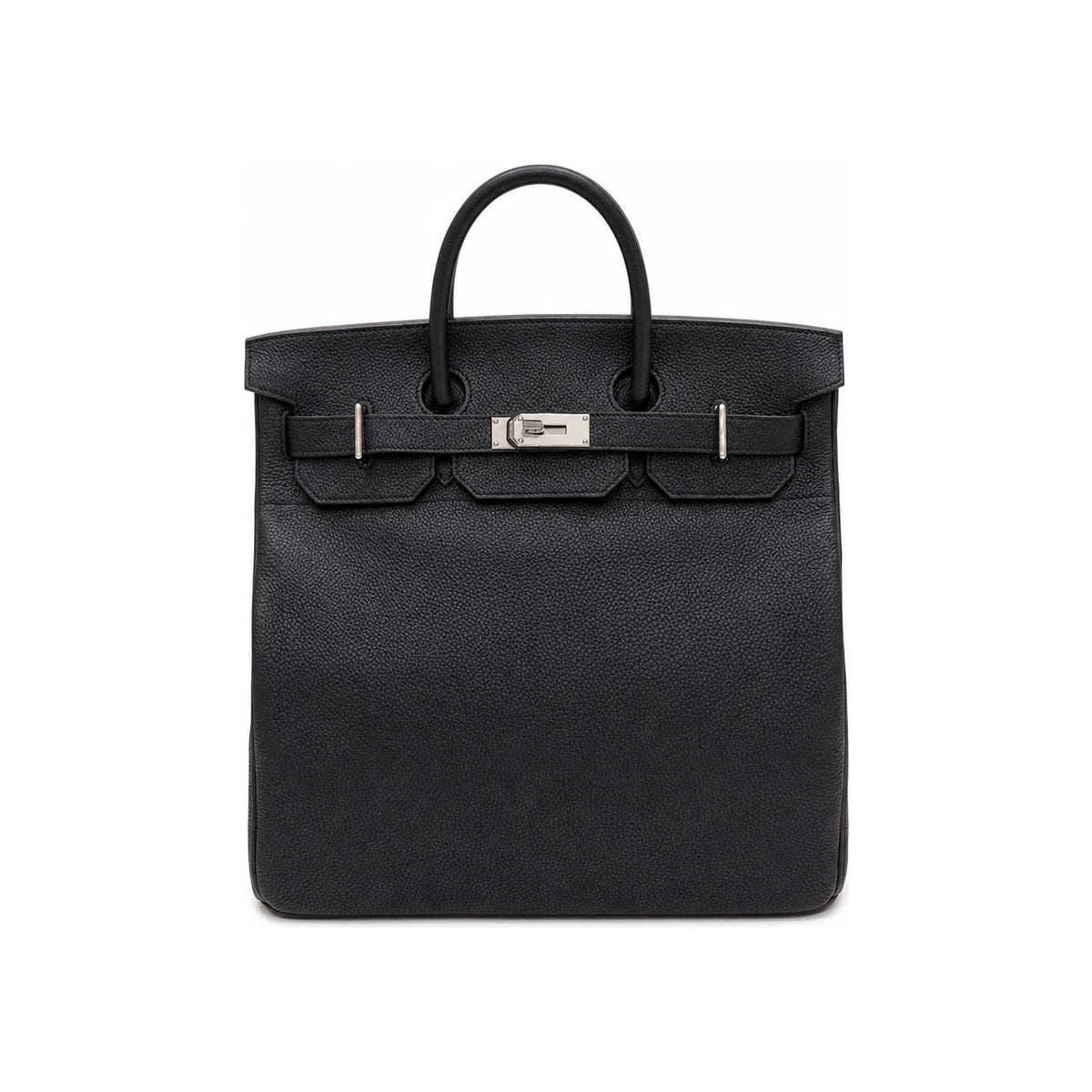 HERMES Birkin 40 Tote Bag Etoupe Palladium Hardware Unisex