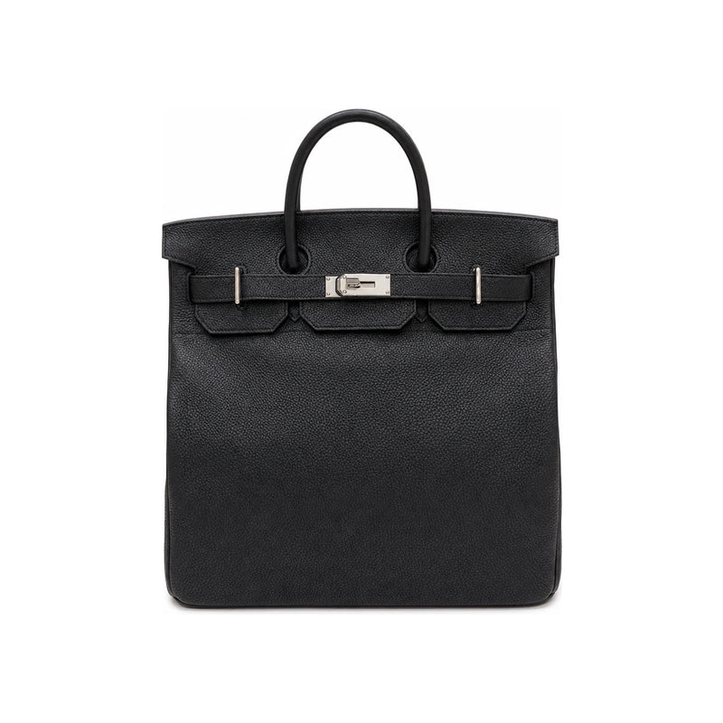 HERMES Birkin 40 Tote Bag Etoupe Palladium Hardware Unisex