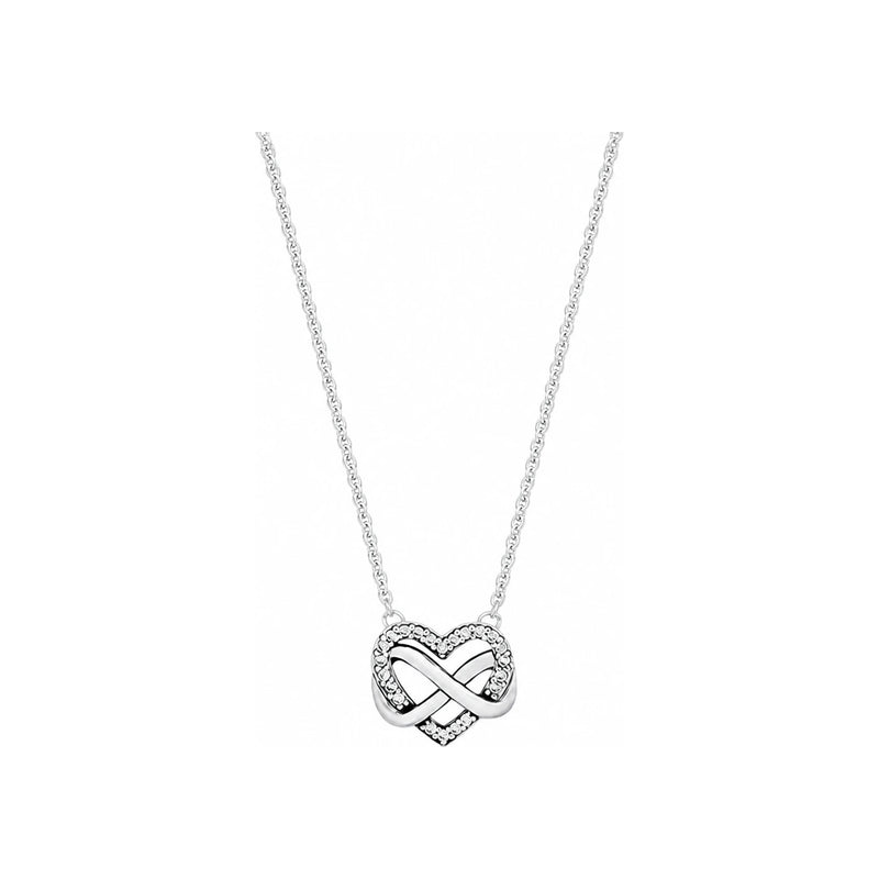 PANDORA Sparkling Infinity Heart Collier Necklace