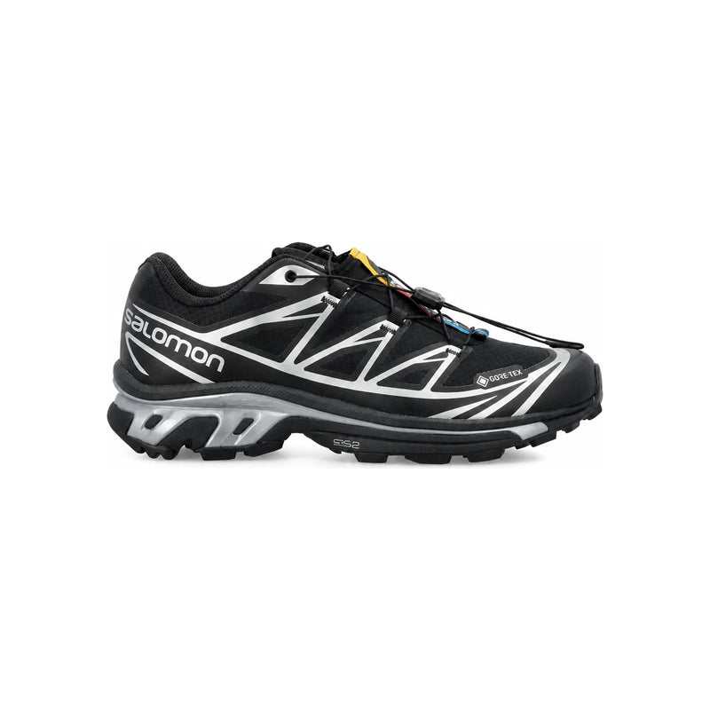 SALOMON XT-6 GORE-TEX Black Silver Unisex Low-Top Sneakers L47450600