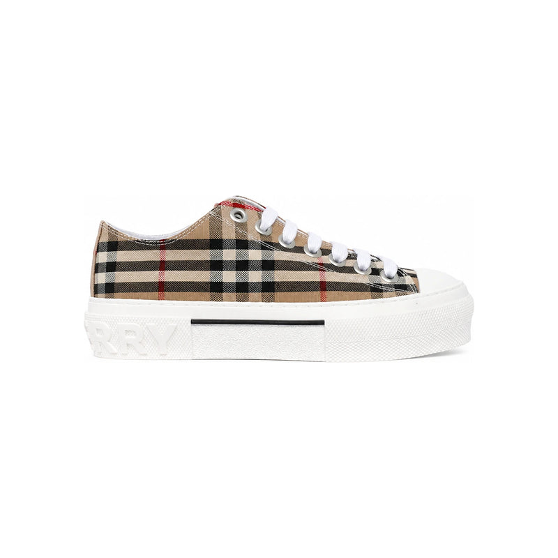 BURBERRY Vintage Check Cotton Low-Top Sneakers 8050506