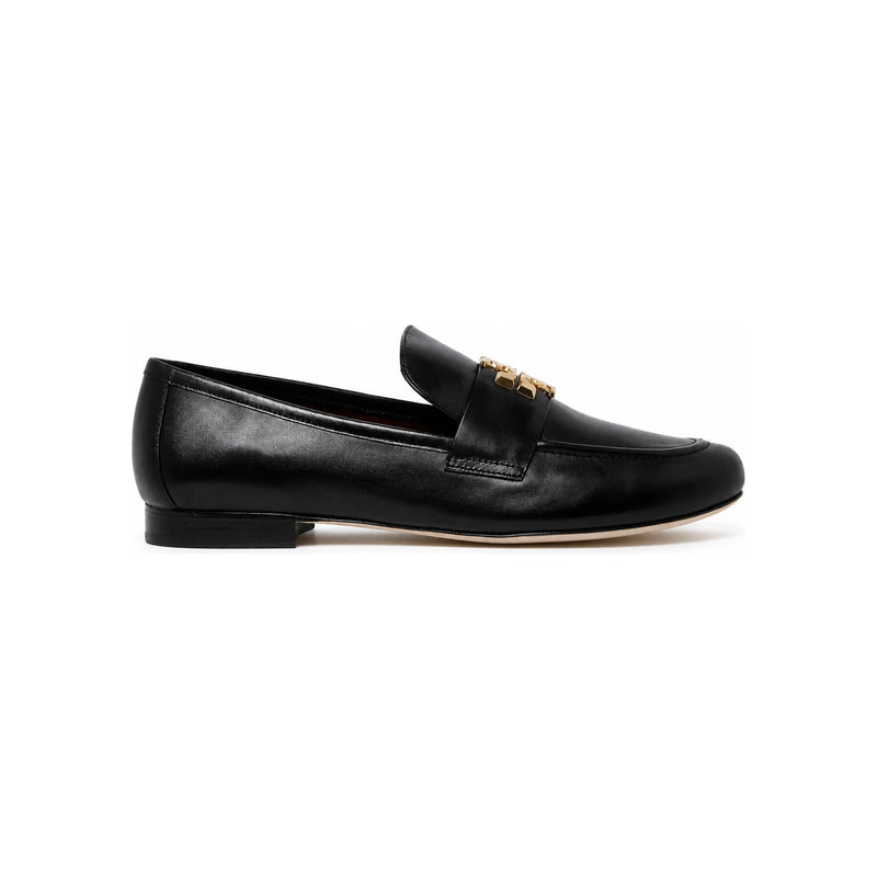 Tory Burch Black Leather Eleanor Loafers