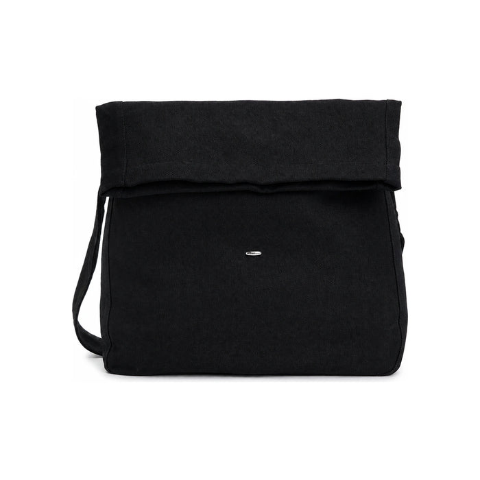 OUR LEGACY Washed Black Denim Sling Tote Bag