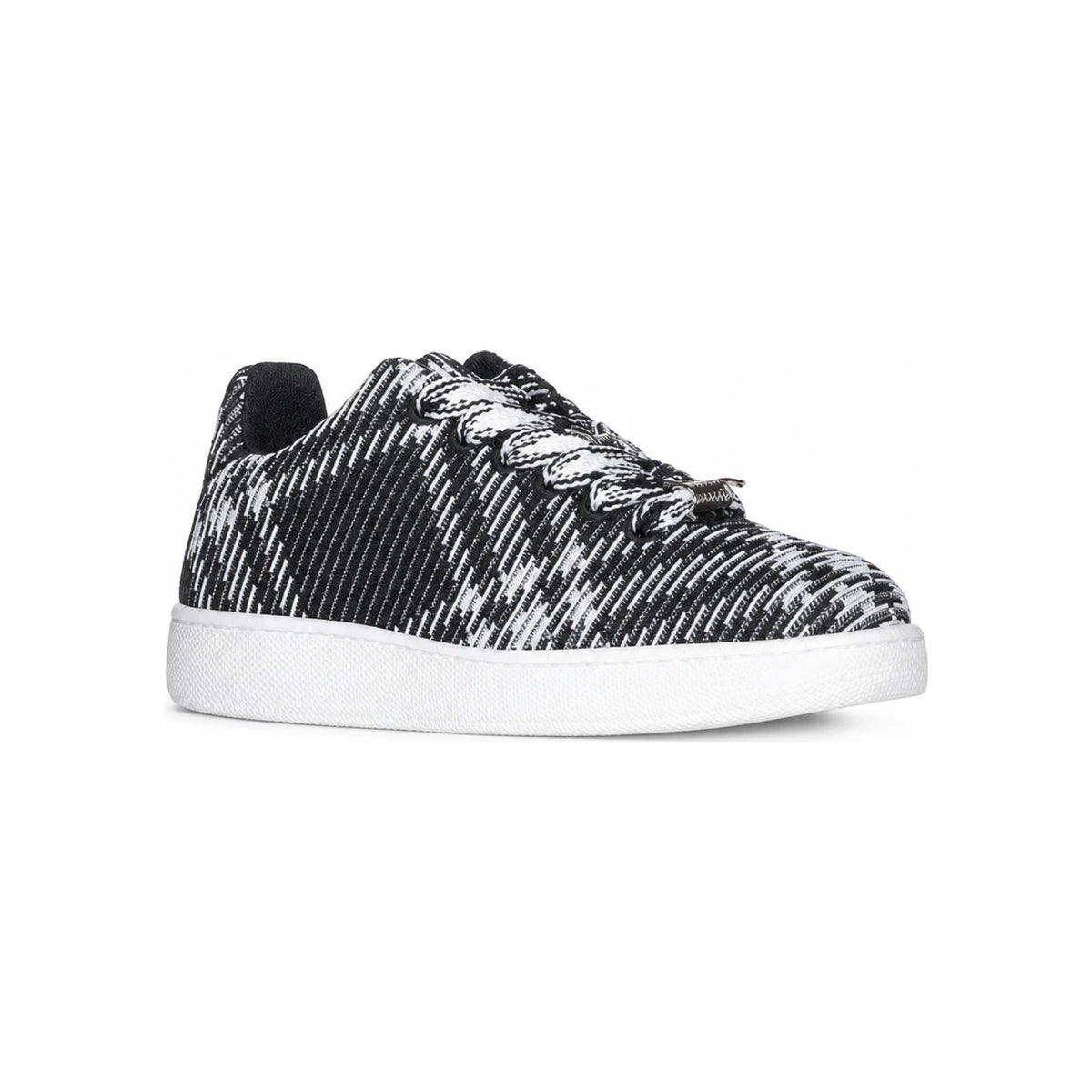 BURBERRY Men’s Check Box Low-Top Sneakers