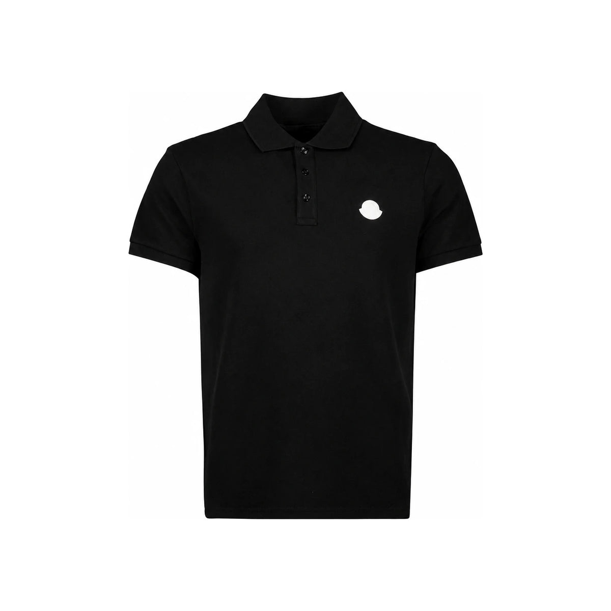Moncler Logo Patch Polo T-Shirt Black 8A000 03 89A16 998