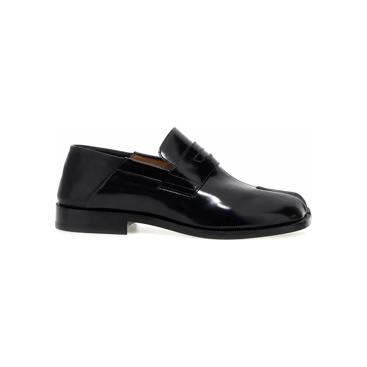Maison Margiela Tabi Loafers Black Leather Men’s