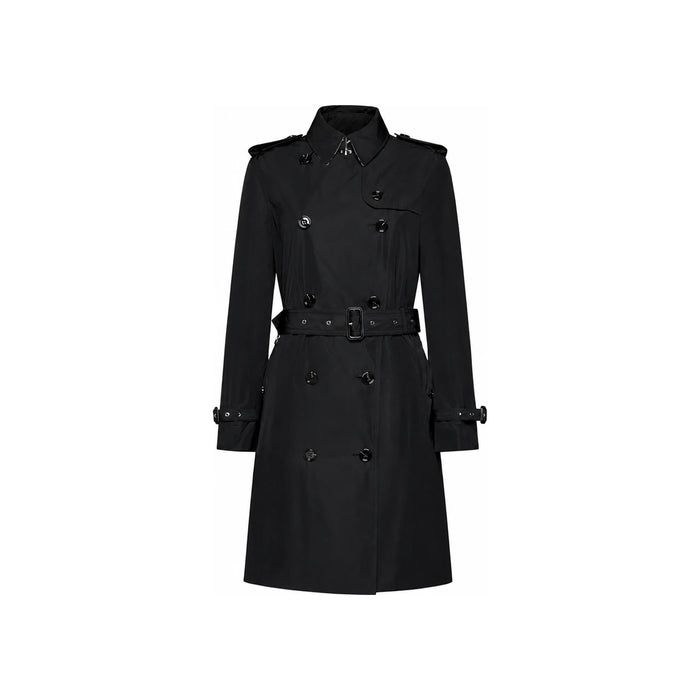 BURBERRY Double-Breasted Black Women’s Trench Coat