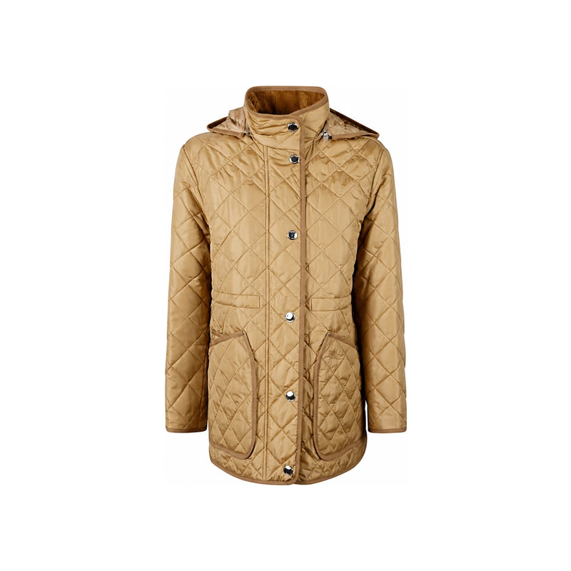 BURBERRY Diamond Quilted Detachable Hood Jacket Unisex