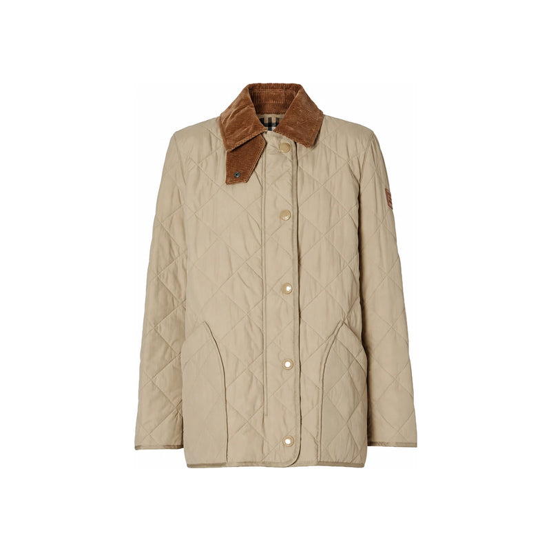 BURBERRY Women’s Diamond Quilted Short Jacket