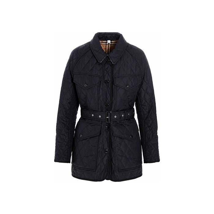 BURBERRY Black Diamond Quilted KEMBLE Jacket Women 8034122