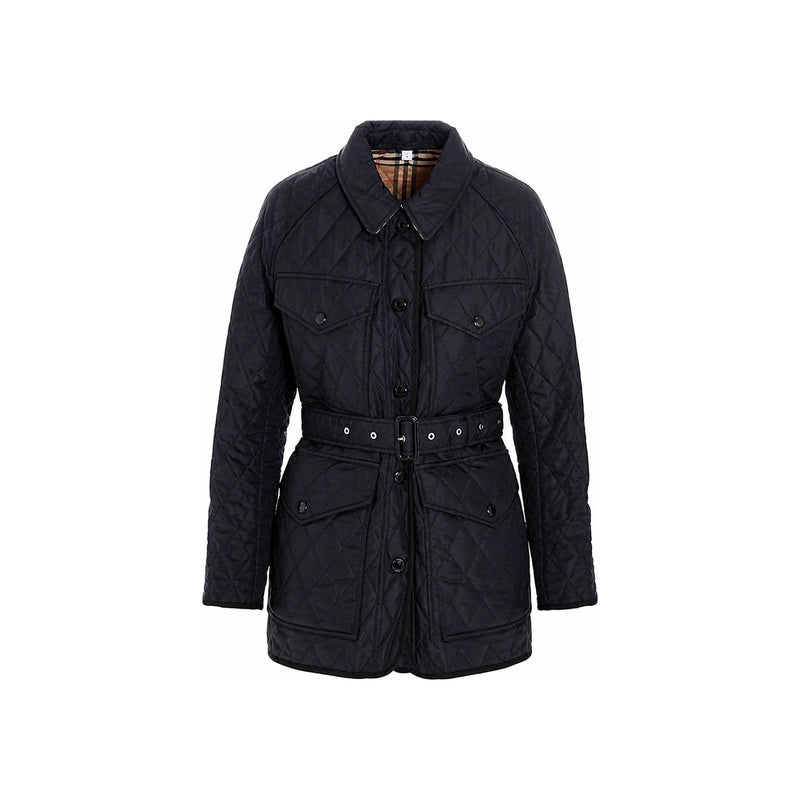 BURBERRY Black Diamond Quilted KEMBLE Jacket Women 8034122